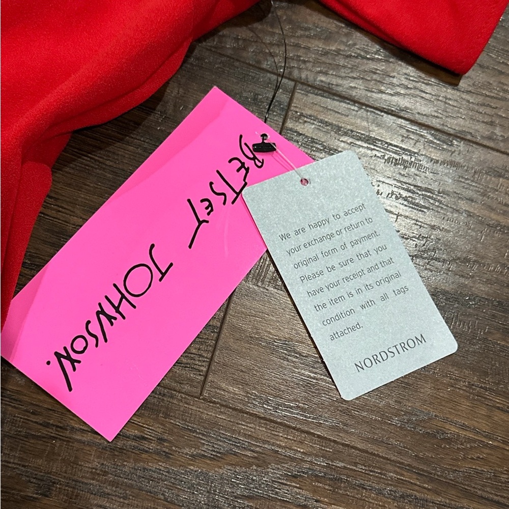 Betsy Johnson Women's Red Dress Size 8 - Picture 9 of 13